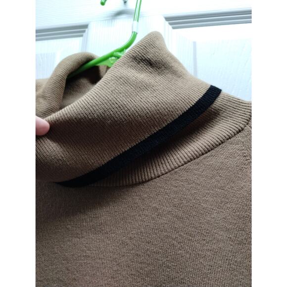 Designers Originals Vintage Womens Size Medium Brown Turtleneck Pullover Sweater - Picture 3 of 4